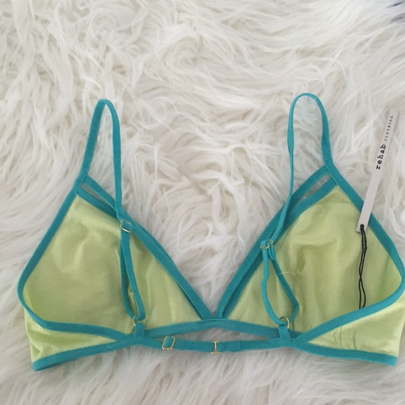 Bralette green and yellow - Picture 6 of 8